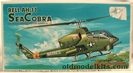 Fujimi 1/48 Bell AH-1J Sea Cobra US Marines, 45 plastic model kit